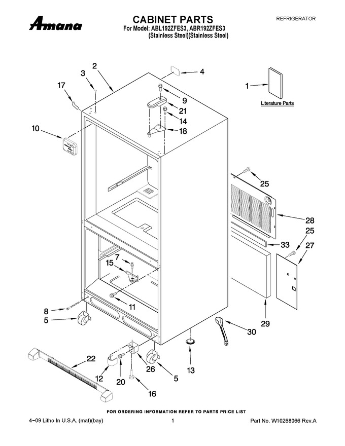 Diagram for ABR192ZFES3