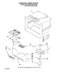 Diagram for 03 - Freezer Liner Parts