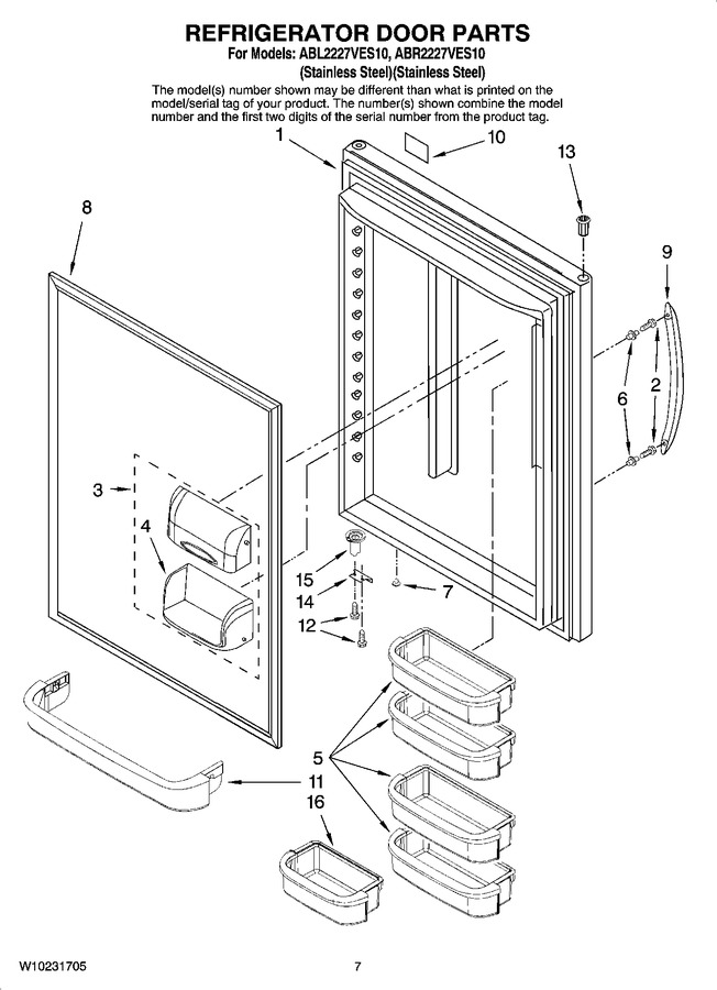 Diagram for ABR2227VES10