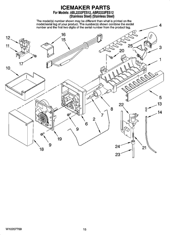 Diagram for ABR2233FES12