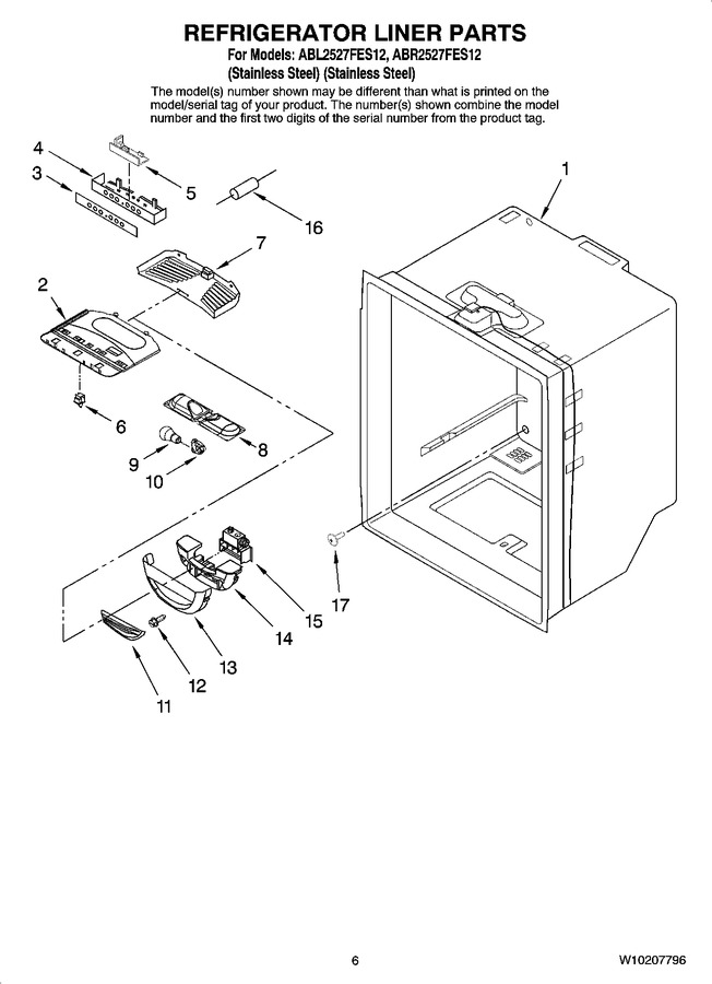 Diagram for ABL2527FES12