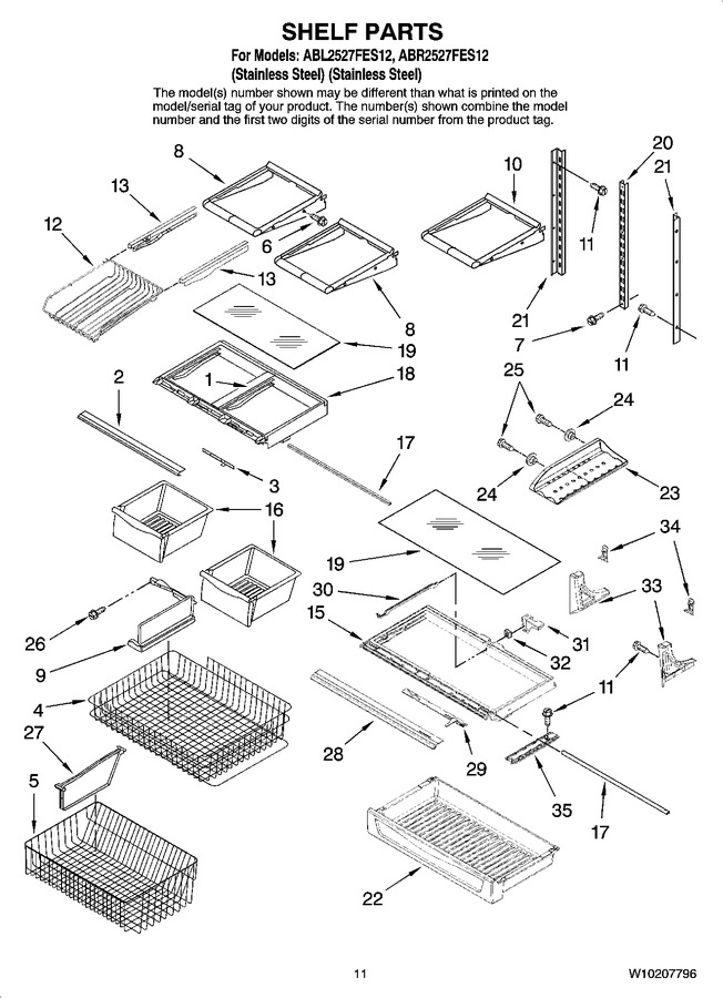 Diagram for ABL2527FES12