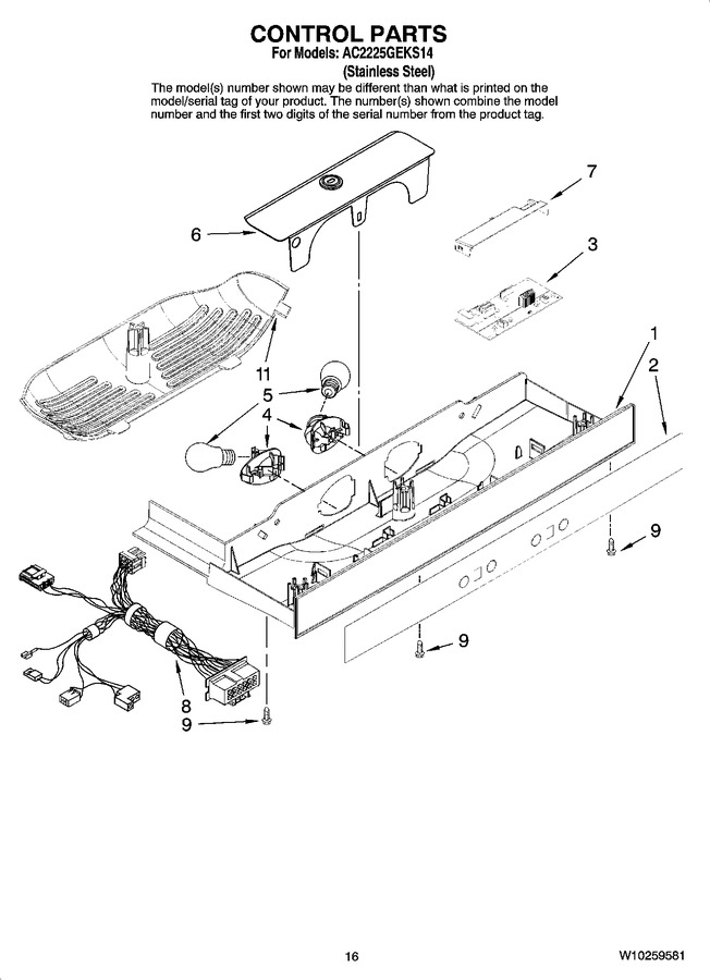 Diagram for AC2225GEKS14