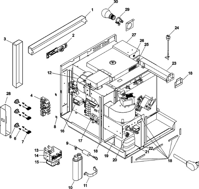 Diagram for ACE208SBC (BOM: P1324414M)