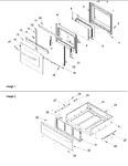 Diagram for 05 - Oven Door And Storage Drawer