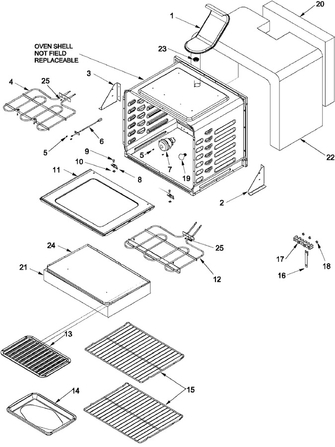 Diagram for DCF4205AW (BOM: PDCF4205AW1)