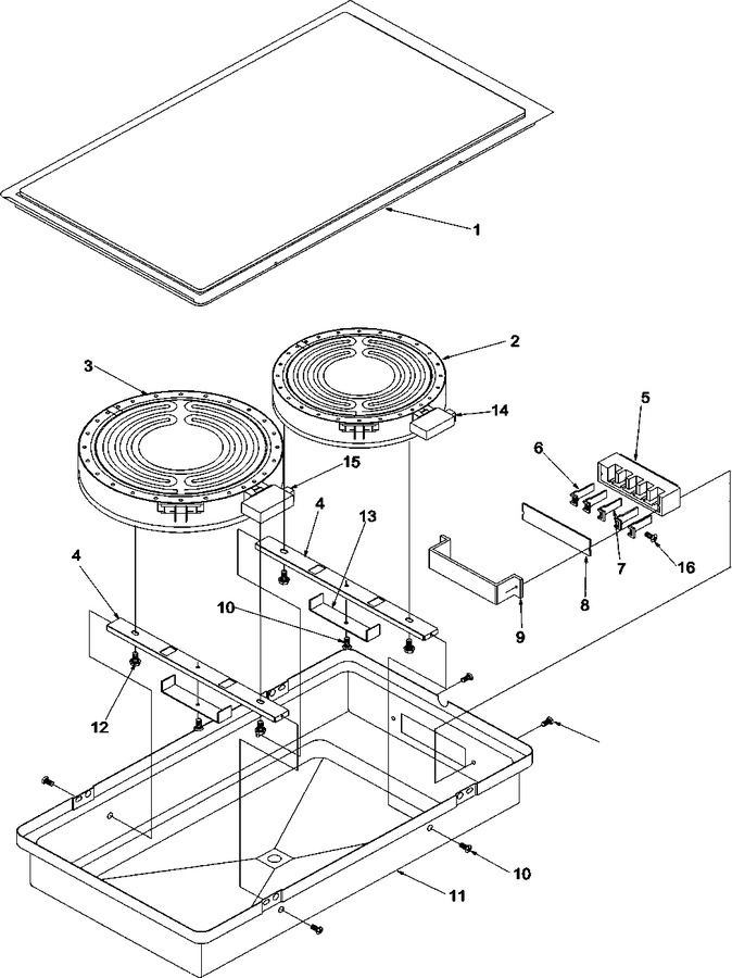 Diagram for CC12HRW1 (BOM: P1133372NW)