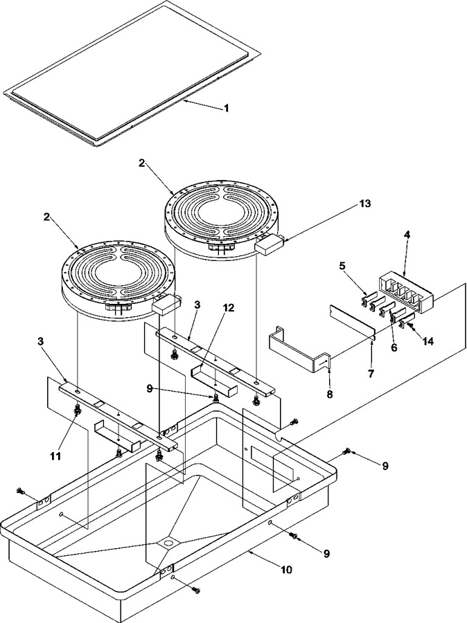 Diagram for CC12HRW1 (BOM: P1133372NW)