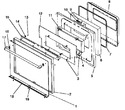 Diagram for 10 - Oven Door, Frameless