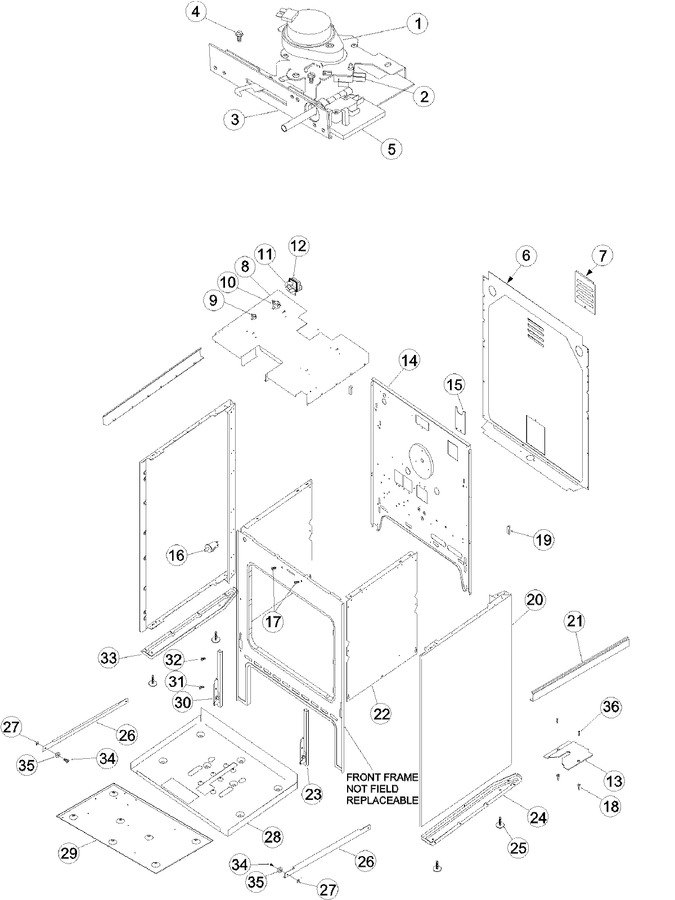 Diagram for ACS4250AW (BOM: PACS4250AW)