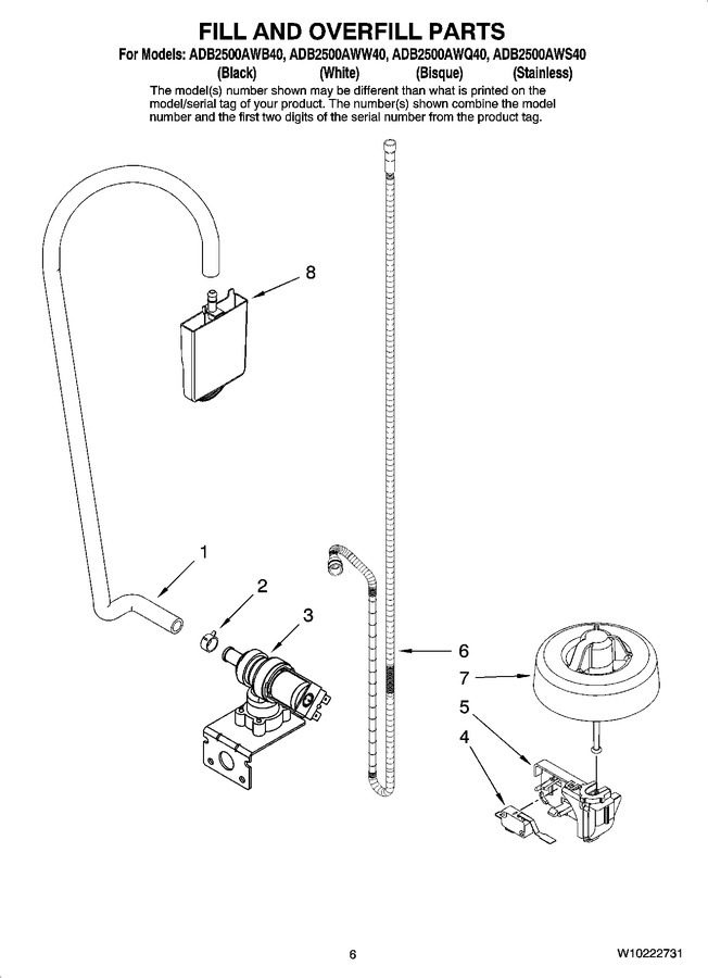 Diagram for ADB2500AWQ40