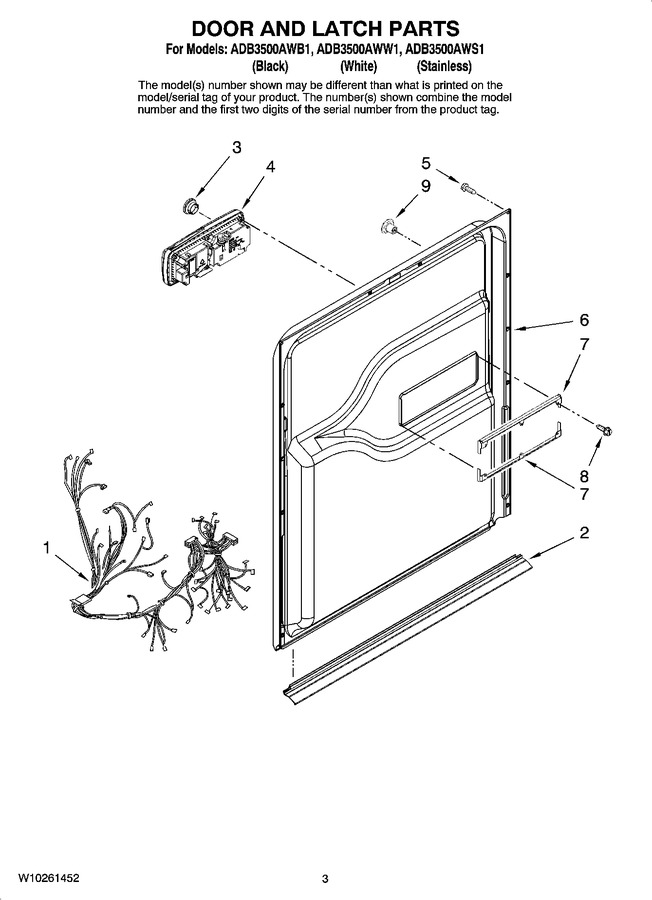 Diagram for ADB3500AWW1