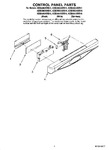 Diagram for 02 - Control Panel Parts