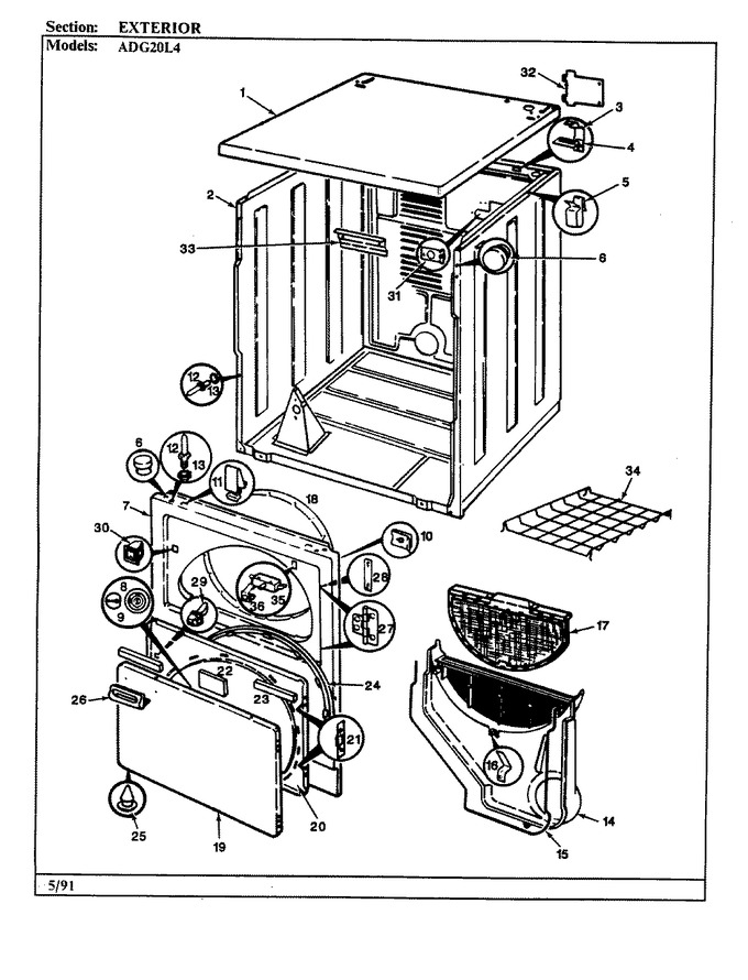 Diagram for ADG20L4W