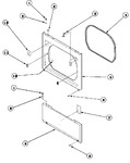 Diagram for 12 - Lower Access Panel, Front Panel And Seal