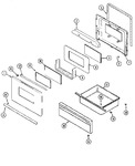 Diagram for 03 - Door/drawer (cer1360agw)