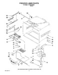 Diagram for 02 - Freezer Liner Parts