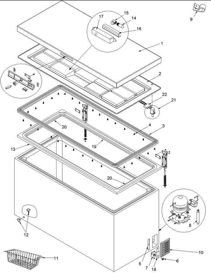 Diagram for AFC2207AW (BOM: PAFC2207AW0)