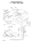 Diagram for 02 - Freezer Liner Parts