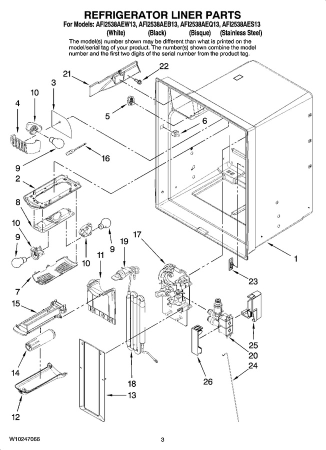 Diagram for AFI2538AEW13