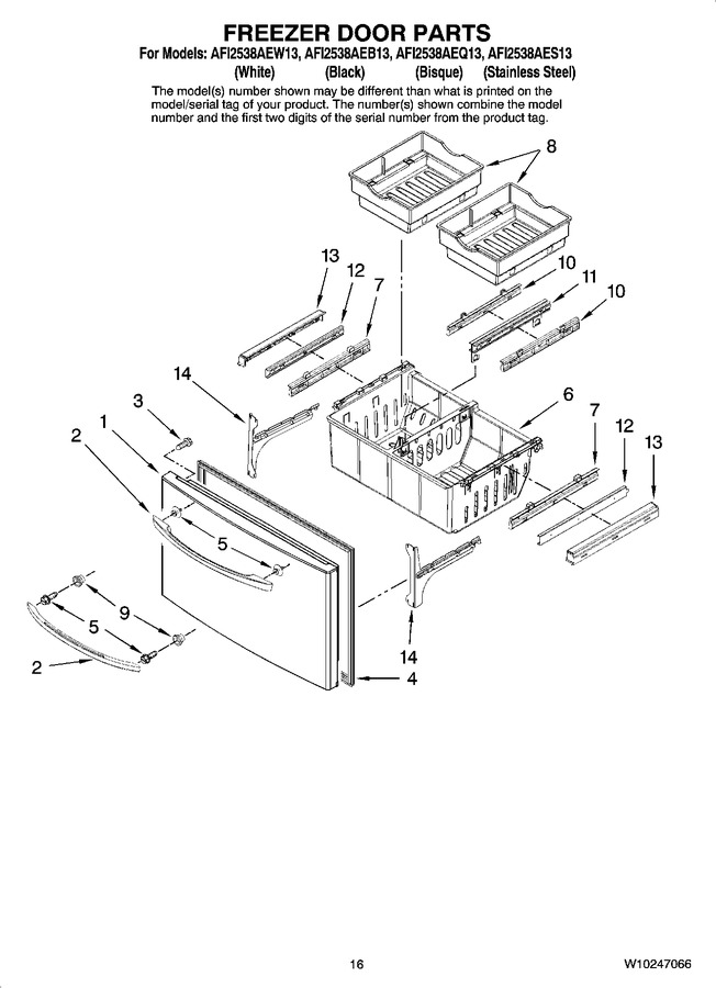 Diagram for AFI2538AEW13