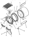 Diagram for 04 - Fr Blkhd, Air Duct, Felt Seal & Cylinder