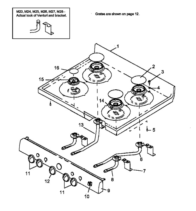 Diagram for AGC585WW (BOM: P1143194NWW)