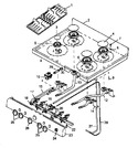 Diagram for 06 - Sealed Top Burner-see Note