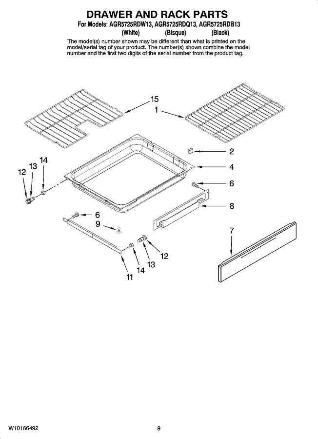 Diagram for AGR5725RDW13