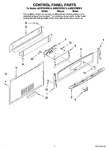 Diagram for 02 - Control Panel Parts