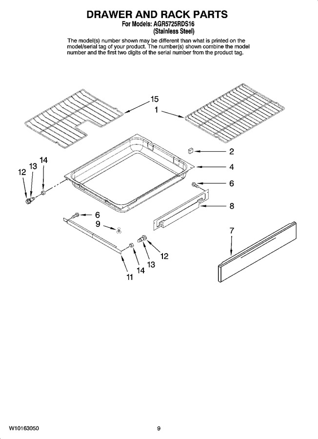 Diagram for AGR5725RDS16