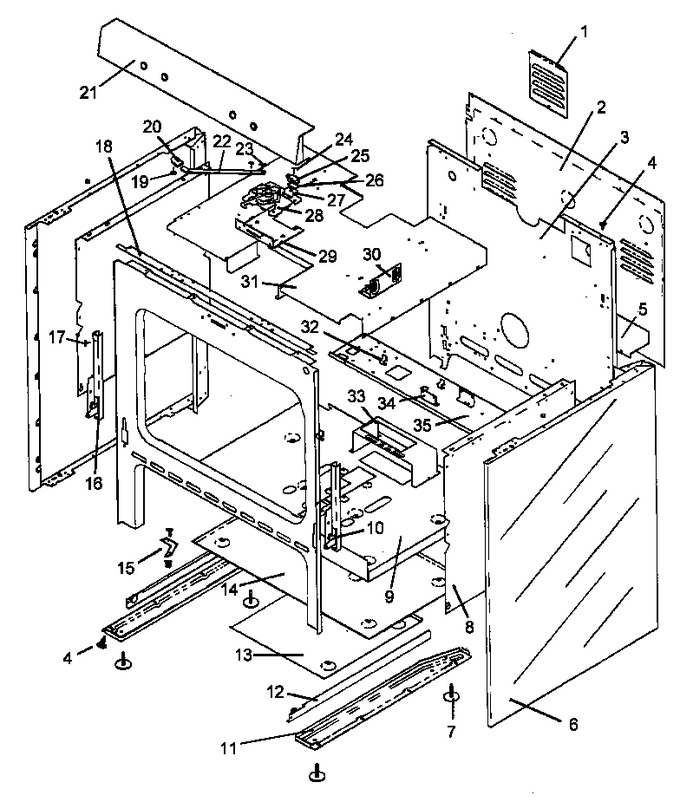 Diagram for AGS761L (BOM: P1142635N L)