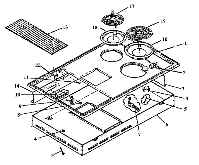 Diagram for CAKDE5WW (BOM: P1131743NWW)