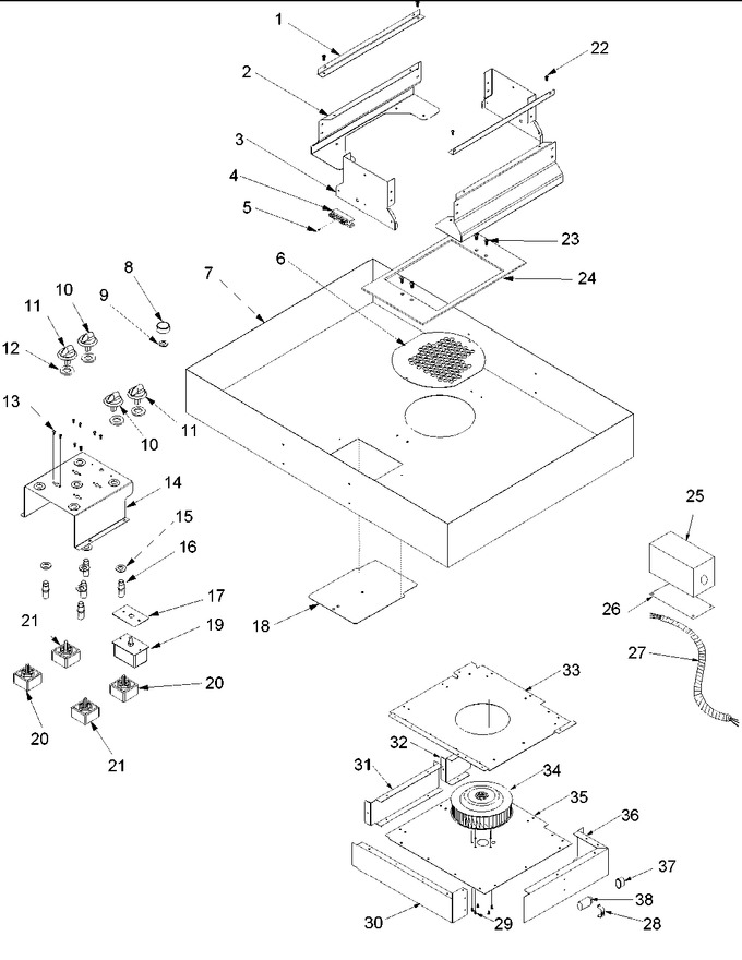 Diagram for AKEF3070WW (BOM: P1131763NWW)