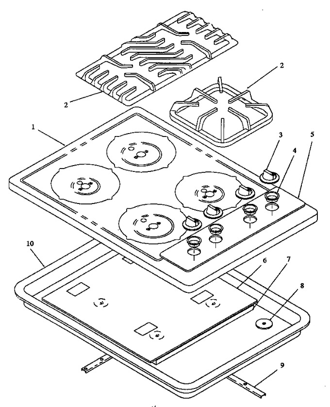 Diagram for PGT153UWW (BOM: P1142506N W)