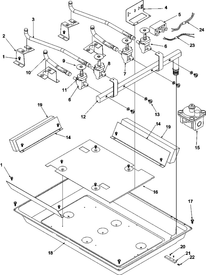 Diagram for AKS3040WW (BOM: P1142525NWW)