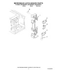 Diagram for 04 - Microwave Latch Board Parts