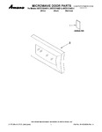 Diagram for 01 - Microwave Door Parts