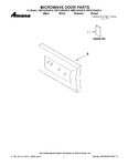 Diagram for 01 - Microwave Door Parts