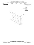 Diagram for 01 - Microwave Door Parts