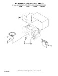 Diagram for 03 - Microwave Oven Cavity Parts