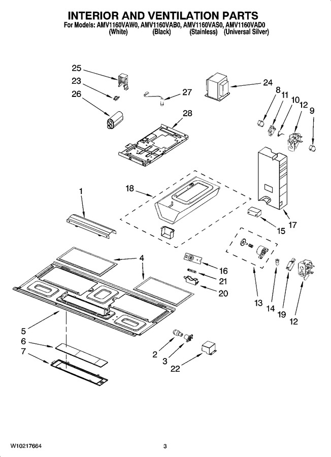 Diagram for AMV1160VAB0