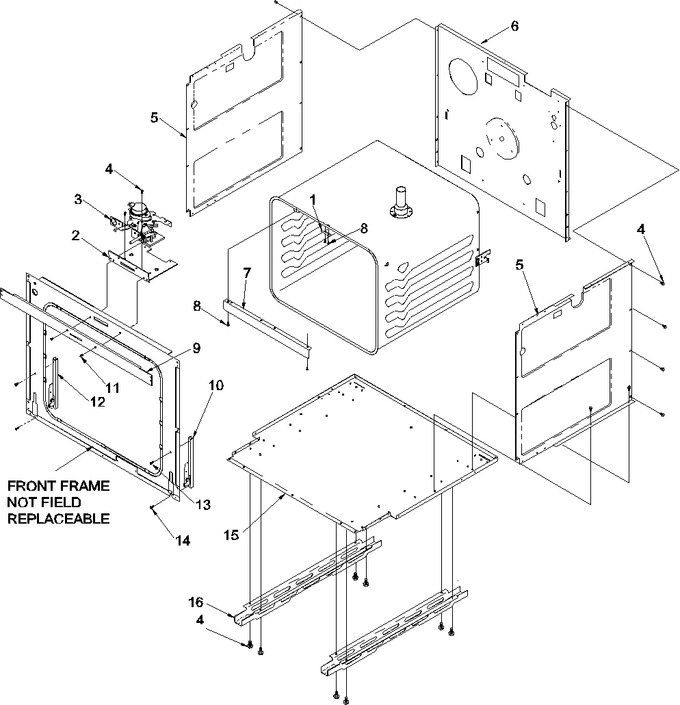 Diagram for AOES2730WW (BOM: P1132357NWW)