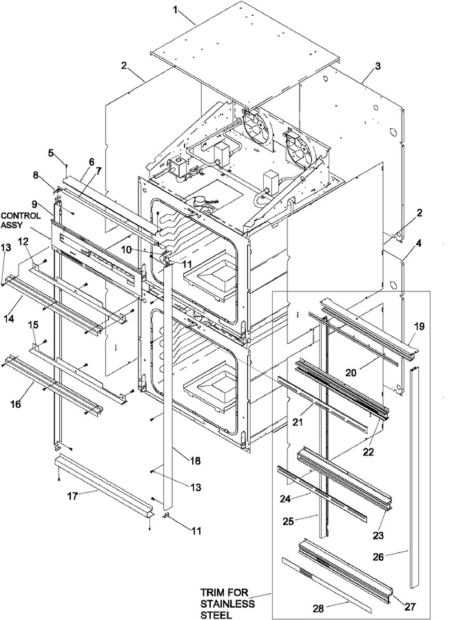 Diagram for AOGD2750WW (BOM: P1132534NWW)