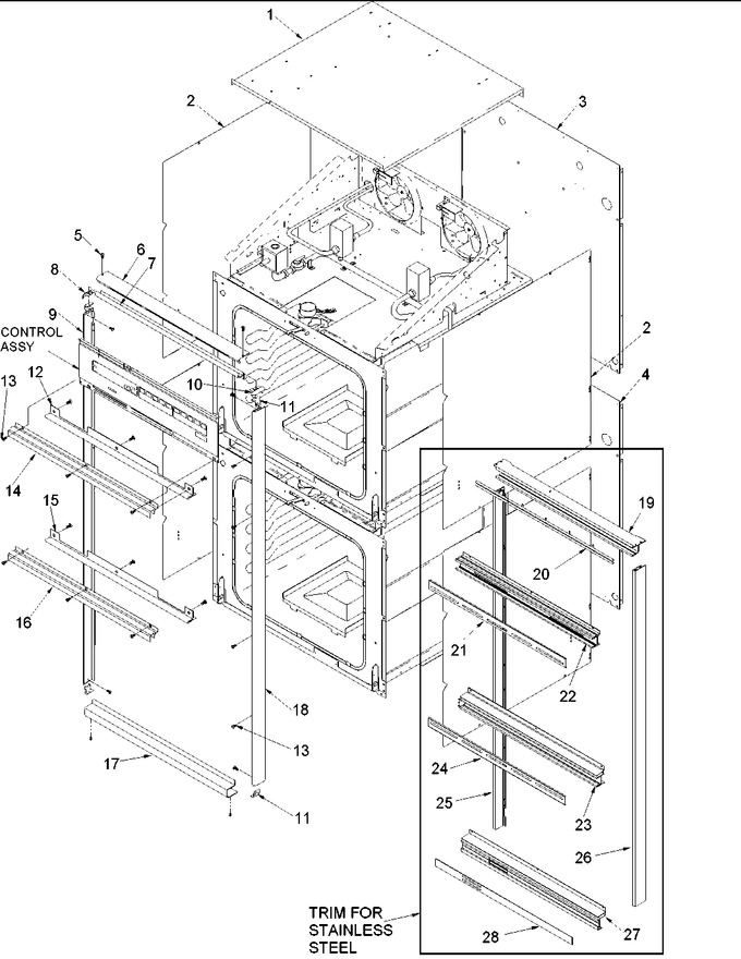 Diagram for AOGD2750WW (BOM: P1132530NWW)