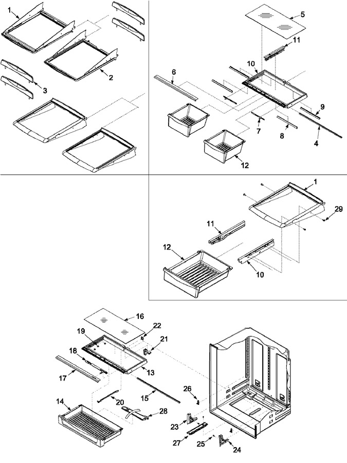 Diagram for ARB1917CW (BOM: PARB1917CW1)