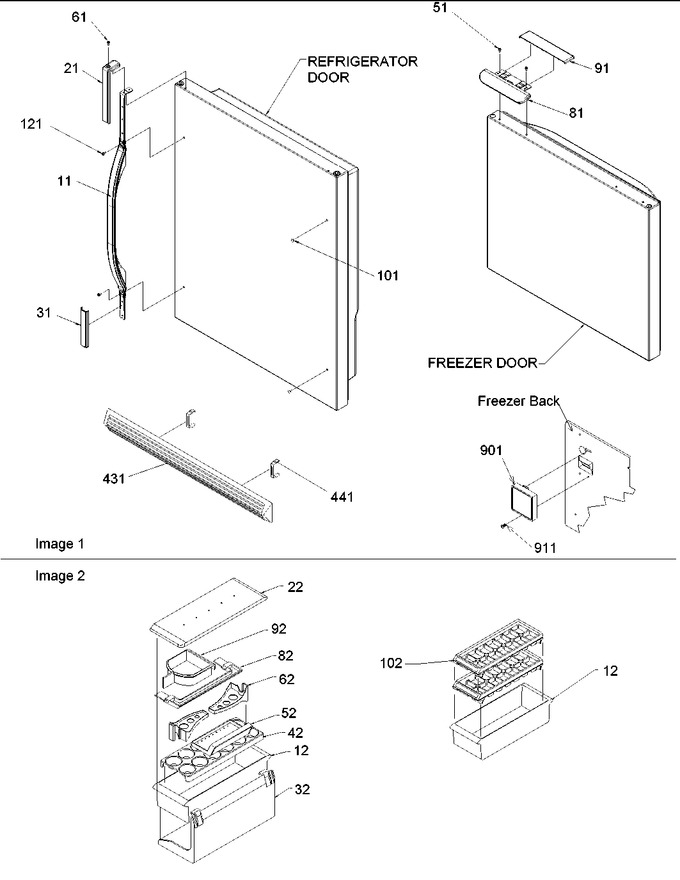 Diagram for ARB2107AW (BOM: PARB2107AW0)