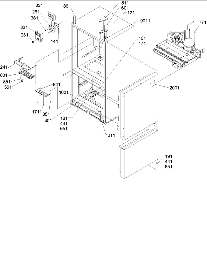 Diagram for ARB2107AS (BOM: PARB2107AS3)