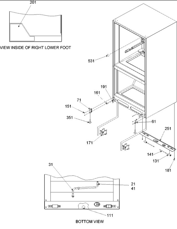 Diagram for ARB2117BW (BOM: PARB2117BW1)