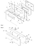 Diagram for 04 - Oven Door And Broiler Door